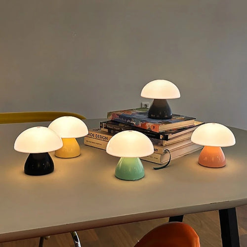 Paddestoel LED tafellamp meerdere kleuren